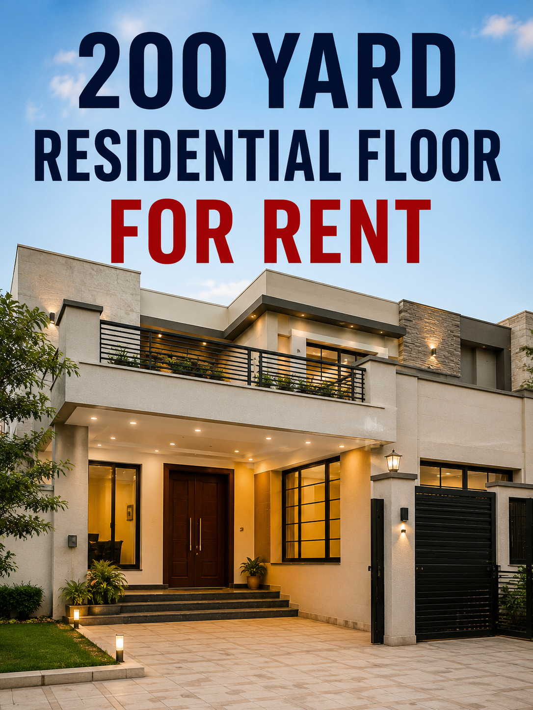 200 YARD RESIDENTIOAL FLOOR FOR LEASE IN NARAINA VIHAR